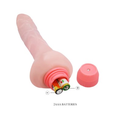 Zginany wibrator penis realistyczny naturalny 19cm